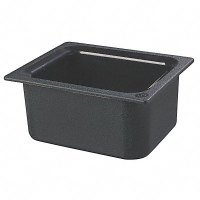 Half Size Food Pan 6 Qt Cap Black MPN:CM110103