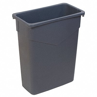 Rectangle Trash Can 15 gal Gray PK4 MPN:34201523