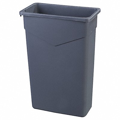 Rectangle Trash Can 23 gal Gray PK4 MPN:34202323