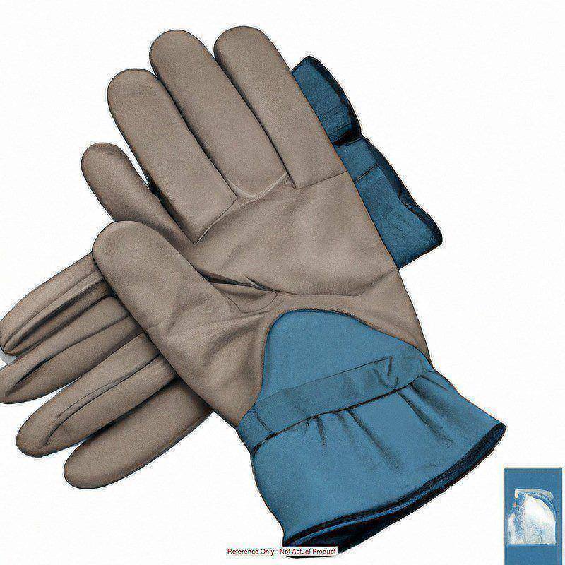 Leather Glove RH White Rolled 9 PK12 MPN:AMT70A9RHSW