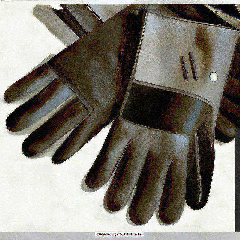 Leather Glove LH Yellow Rolled 6 PK12 MPN:MT5046LHSW