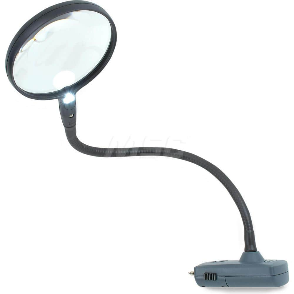 Handheld Magnifiers, Mount Type: Stand, Maximum Magnification: 3.5x, Number Of Magnification Levels: 2, Lens Shape: Round, Focal Distance: 3.9 in MPN:CL-65