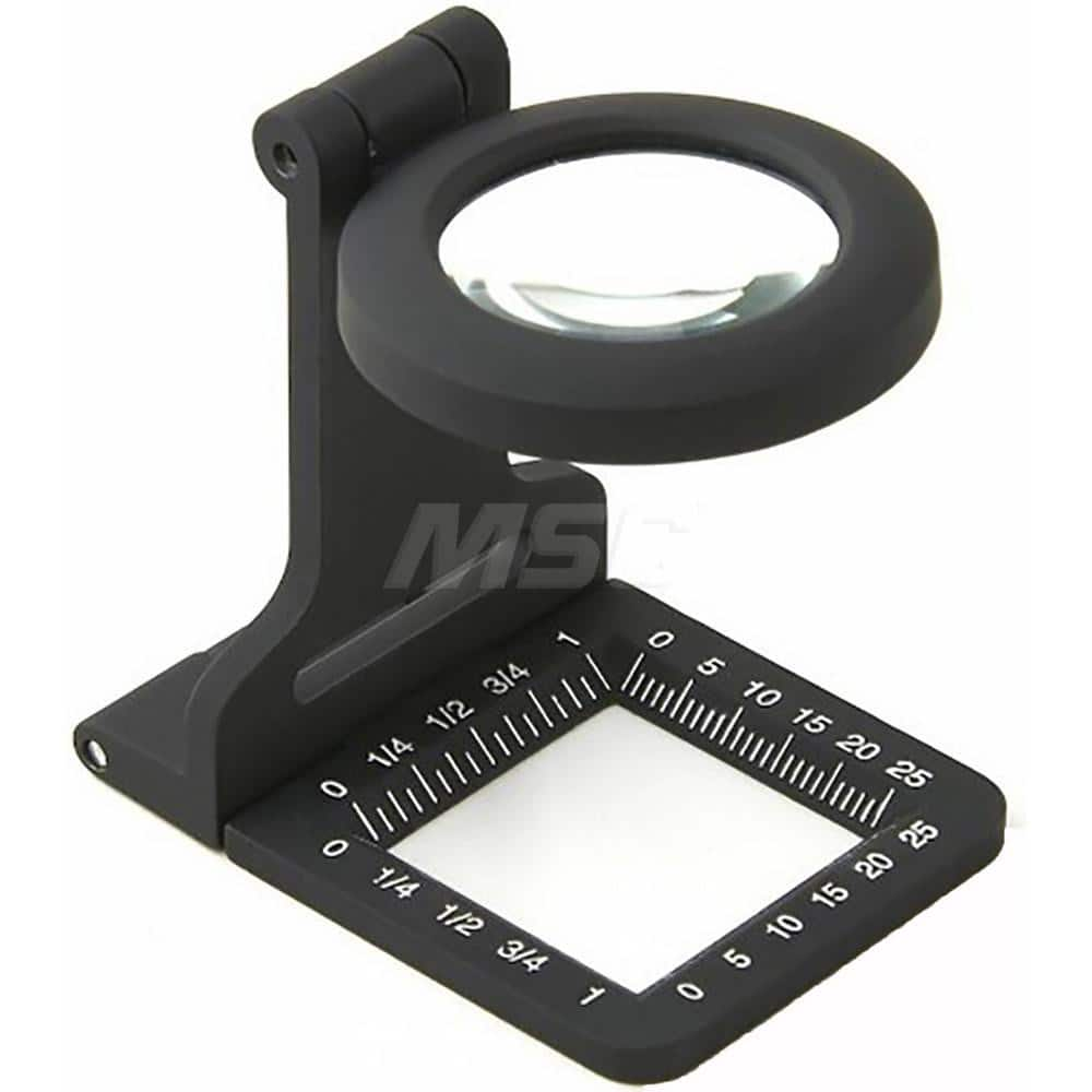 Handheld Magnifiers, Mount Type: Stand , Number Of Magnification Levels: 1 , Maximum Magnification: 5x , Focal Distance: 2.5in , Lens Material: Glass  MPN:LT-80