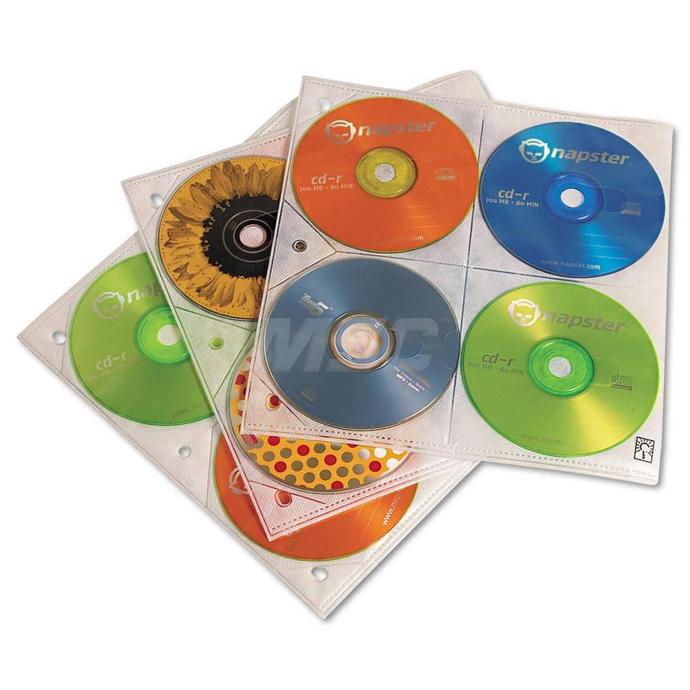 Two-Sided Cd Storage Sleeves For Ring Binder, 25/pack MPN:CLG3200366