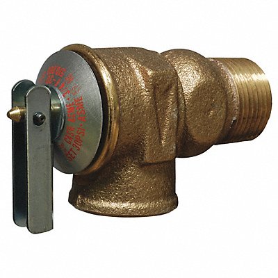 Safety Relief Valve 3/4 In 30 psi Brass MPN:F-30