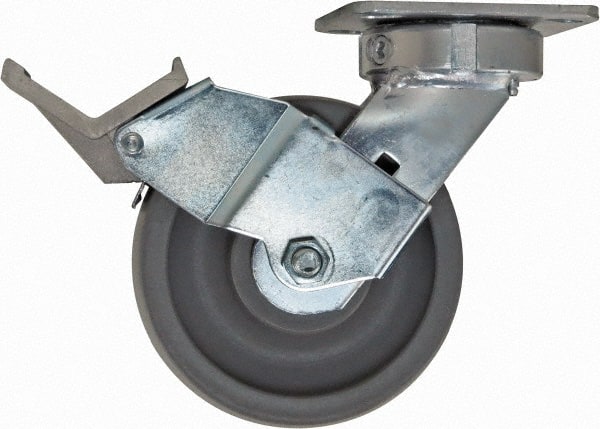 Swivel Top Plate Caster: Nylon, 6