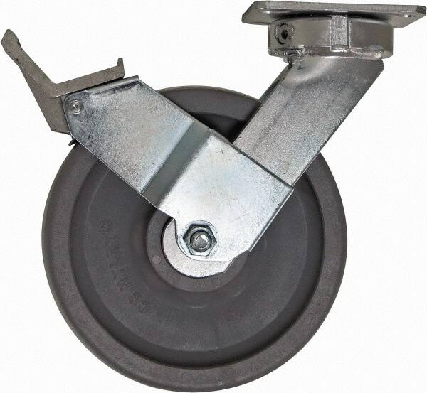 Swivel Top Plate Caster: Nylon, 8