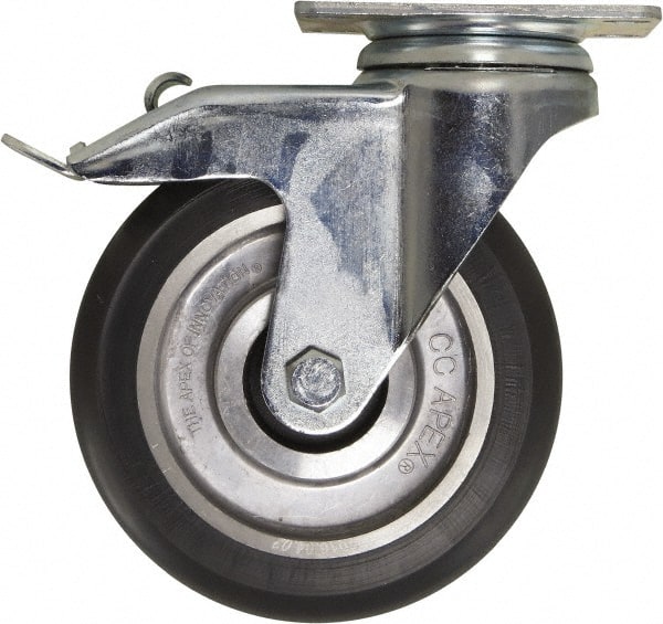 Swivel Top Plate Caster: Polyurethane, 5