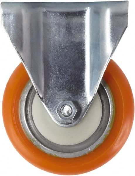 Rigid Top Plate Caster: Polyurethane, 4