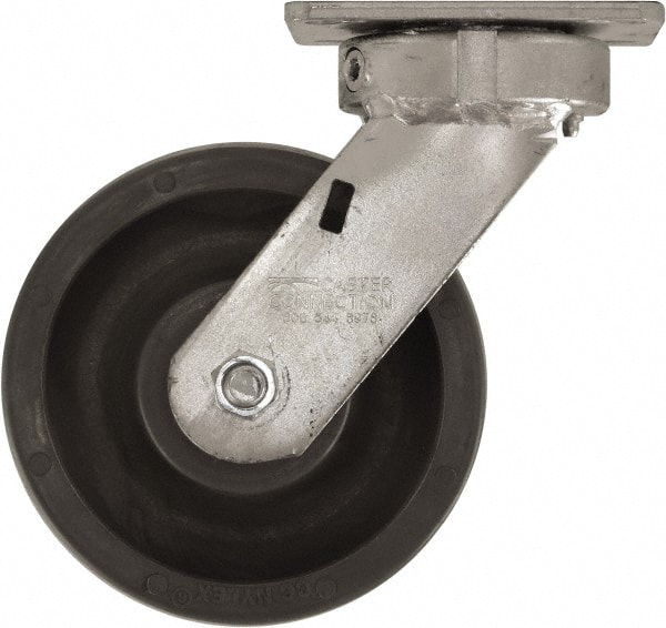 Swivel Top Plate Caster: High Grade Nylon, 6