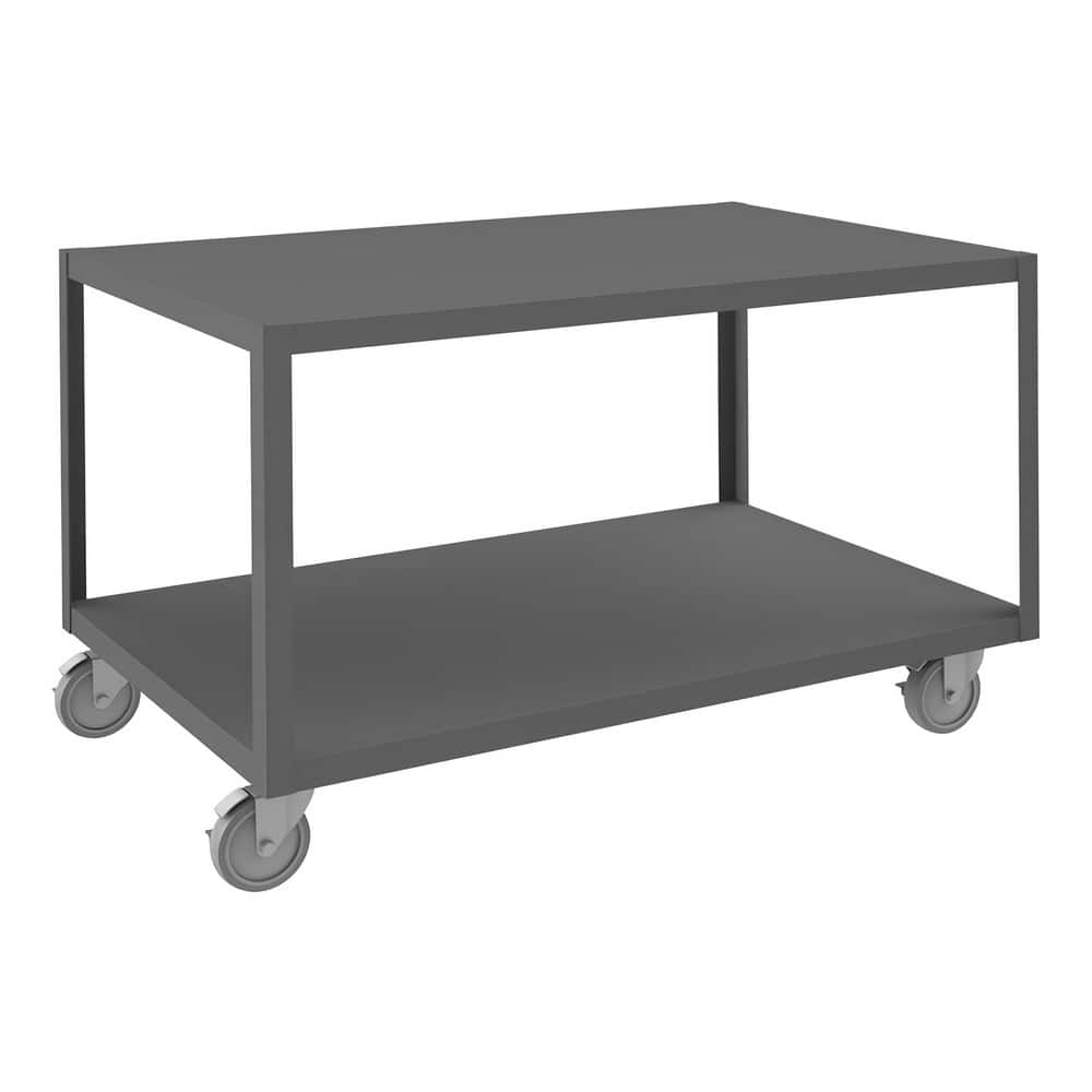 Mobile Work Benches, Type: High Deck Portable Table , Bench Type: High Deck Portable Table , Depth (Inch): 48-1/4 , Load Capacity (Lb. - 3 Decimals): 1200.000  MPN:HMT-3048-2-4SWB
