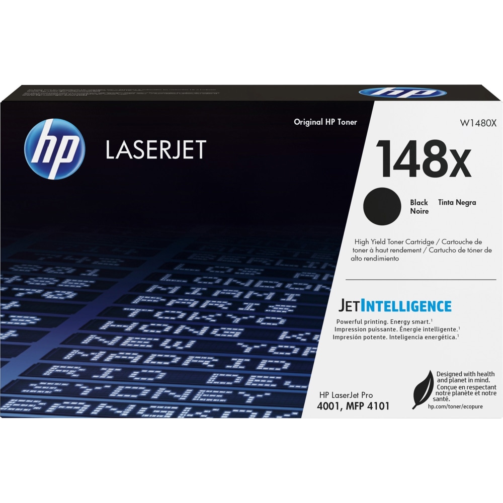 HP 148X Black High Yield Toner Cartridge, W1480X MPN:W1480X