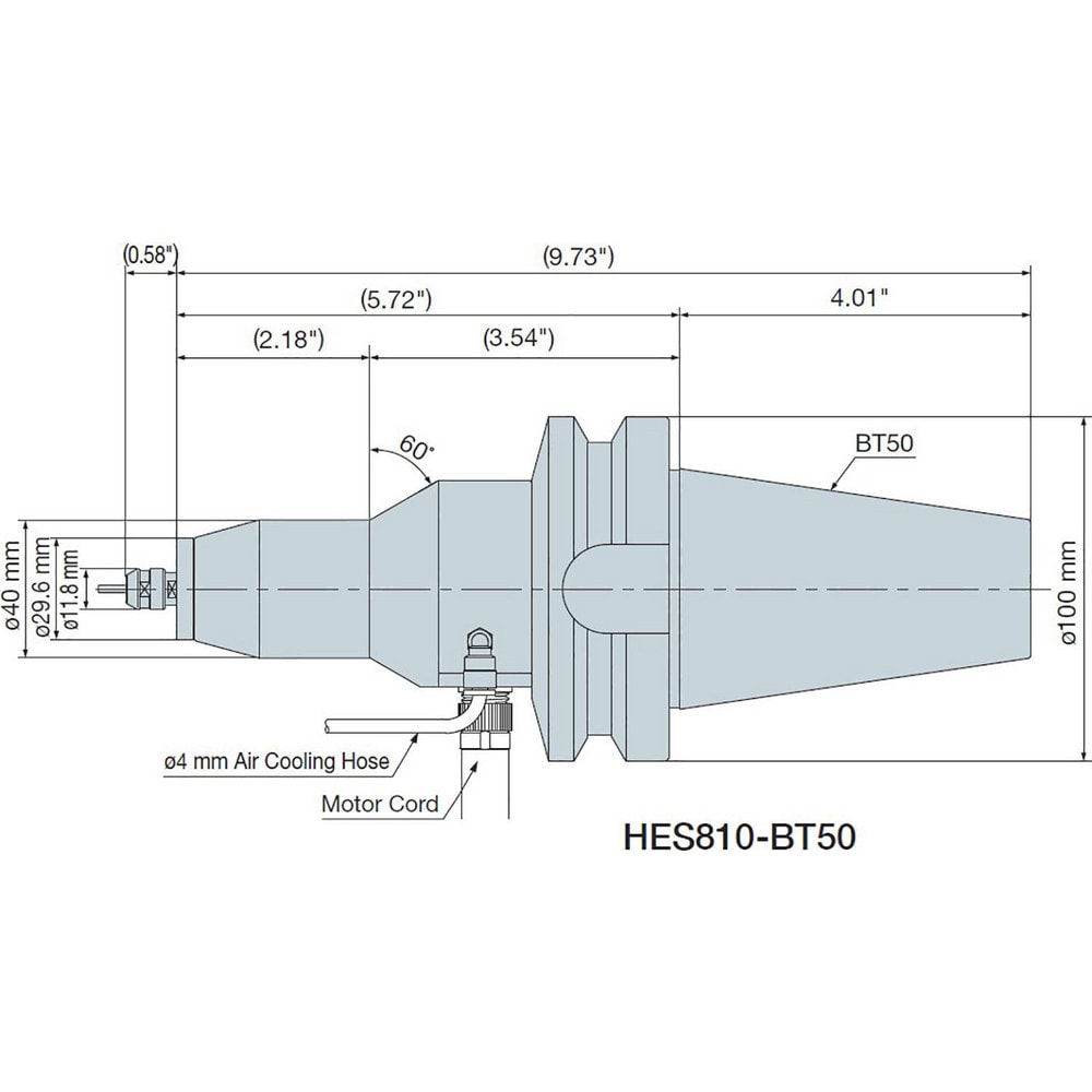 Electric High-Speed Spindles, Brushless Motor: Yes , Automatic Tool Changeable: Yes  MPN:7880