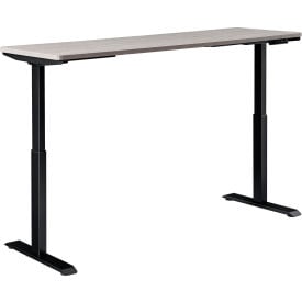 Interion® Electric Height Adjustable Desk 72