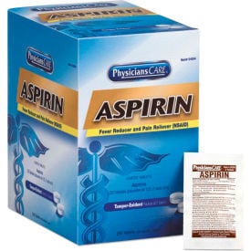 PhysiciansCare® Aspirin Tablets 250 Doses per box FAO54034