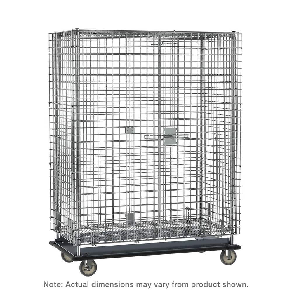 Wire Shelving, Shelving Type: Heavy-Duty Mobile Security Shelving Unit , Shelf Type: Clip , Adjustment Type: Clip , Shelf Capacity: 800lb , Mobility: Mobile  MPN:SEC53LCQ