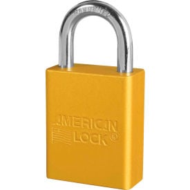 American Lock® S1105YLW Aluminum Safety Padlock 1-1/2