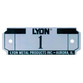 Lyon Number Plate For All Lockers And Baskets Specify # On Order NF5829