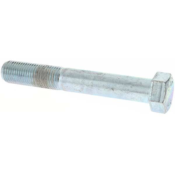 Hex Head Cap Screw: M12 x 1.25 x 80 mm, Grade 8.8 Steel, Zinc-Plated MPN:C87910