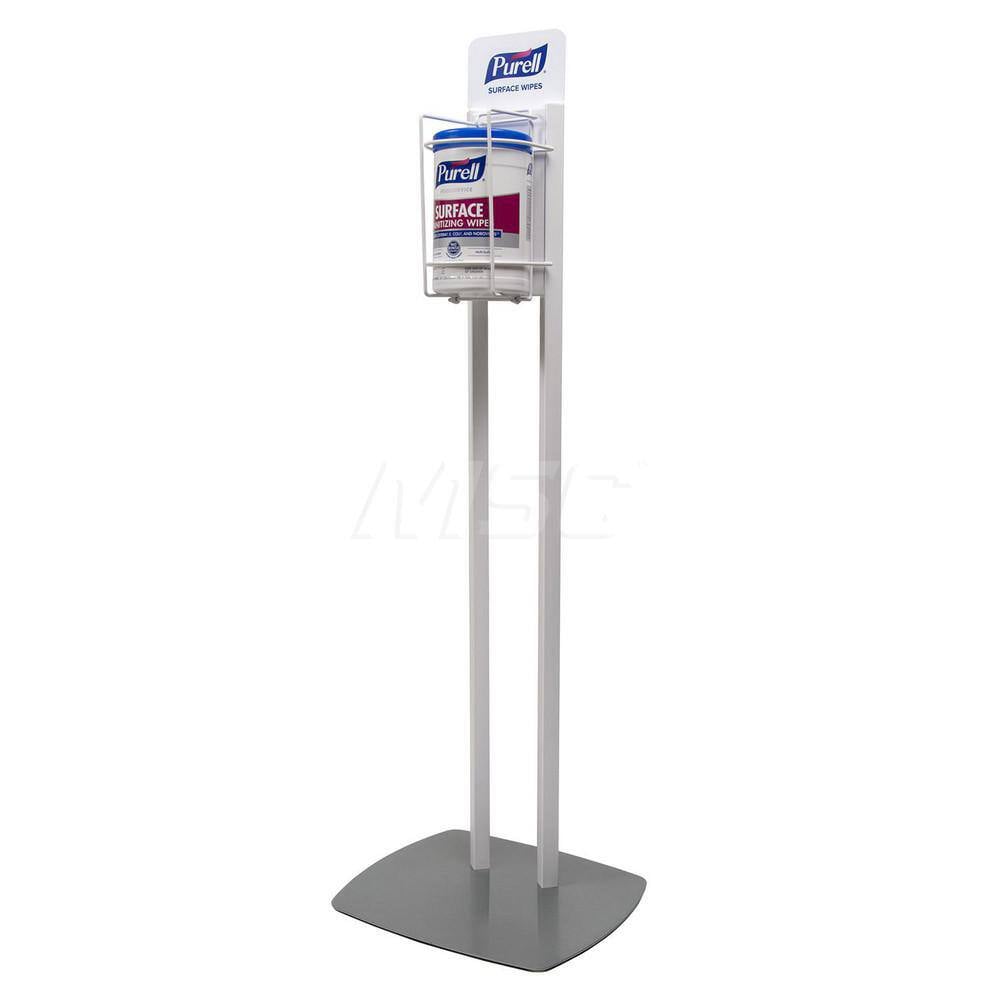 Wipe Dispensers, Material: Metal , Mount Type: Floor , Overall Height: 6.5 , Dispenser Capacity: 110  MPN:9116-01