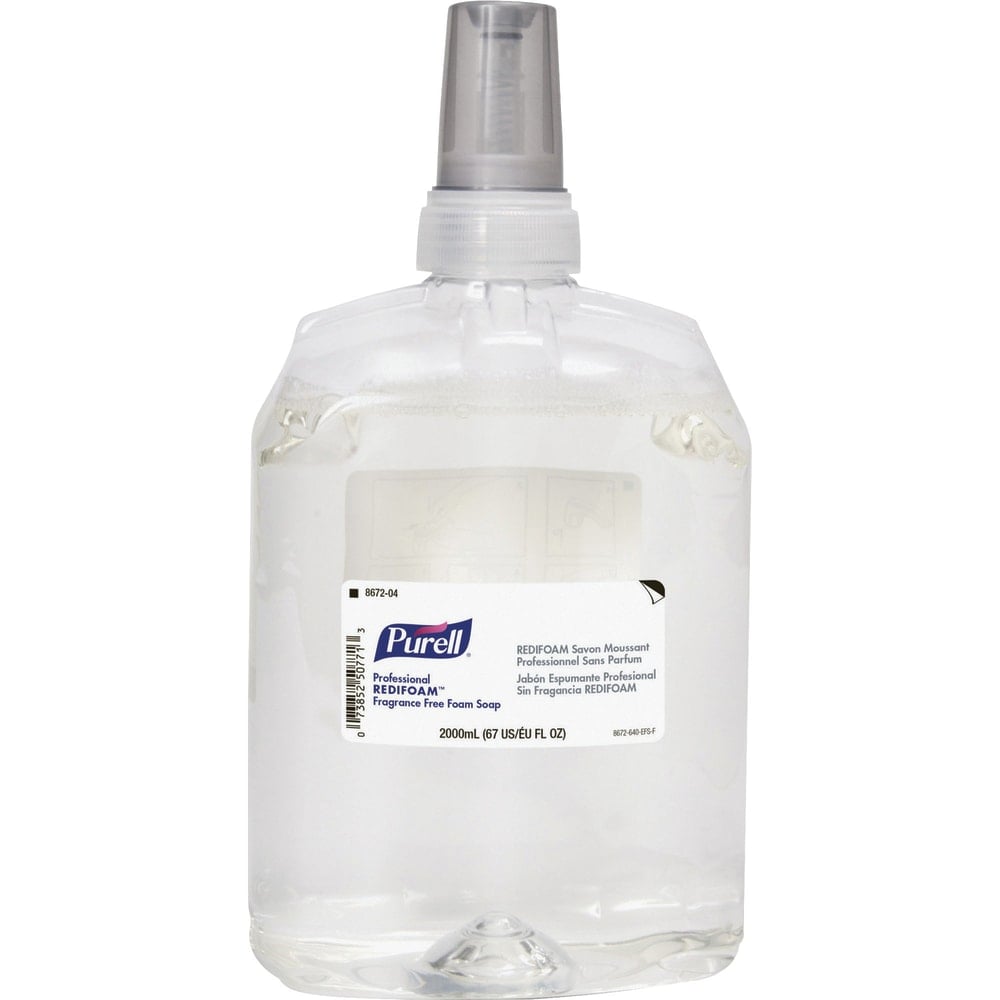 Purell CXR Foam Soap Refill, 67.6 Oz, Unscented, Clear (Min Order Qty 2) MPN:GOJ867204