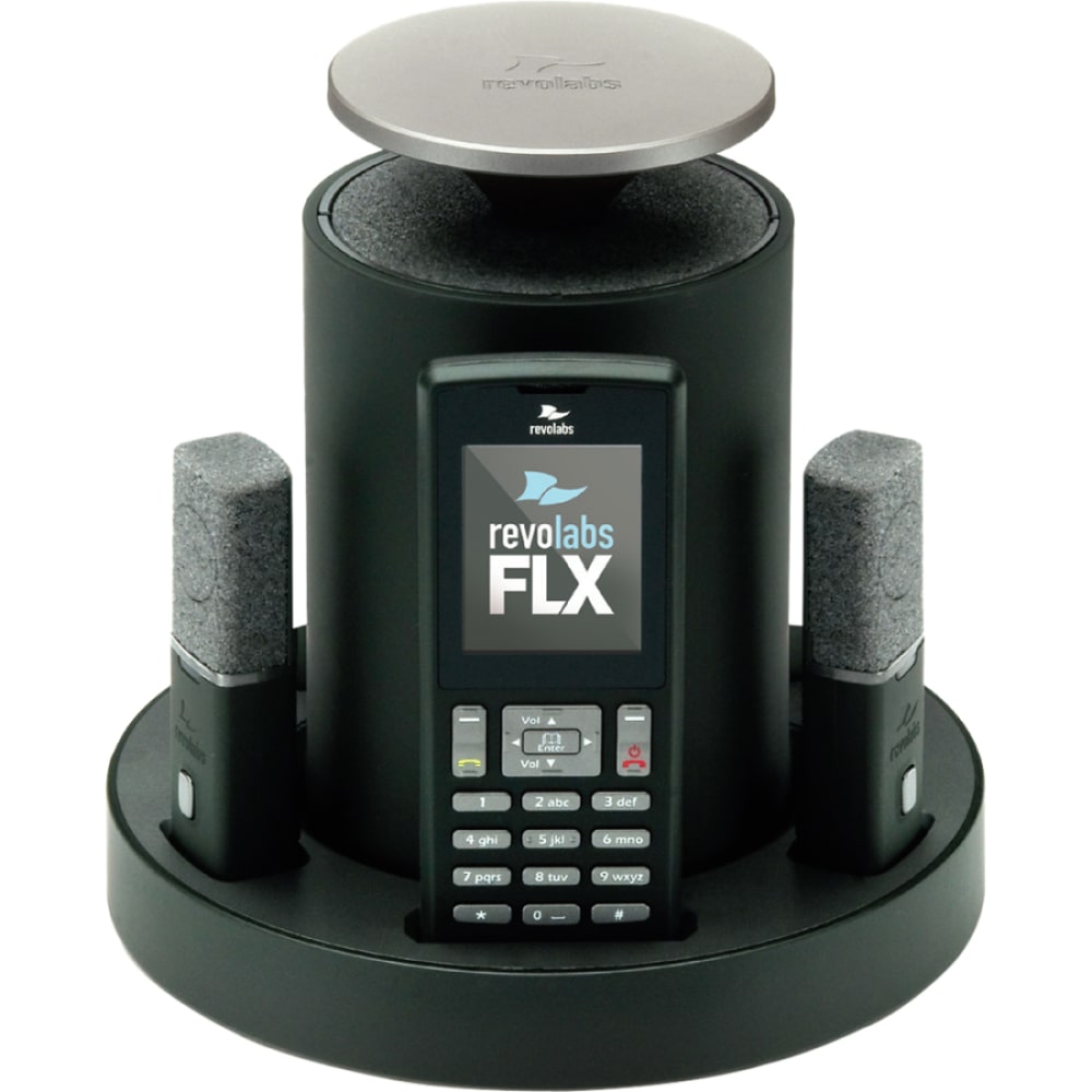 Revolabs FLX Analog / 2 Omni directional Microphones Conference Phone MPN:10-FLX2-200-POTS