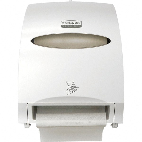 Automatic Hard Roll Towel Dispenser, White, 1.75