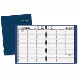 AT-A-GLANCE® Weekly Appointment Book 11 x 8.25 Navy Cover 13-Month Jan 2025 to Jan 2026 7095020