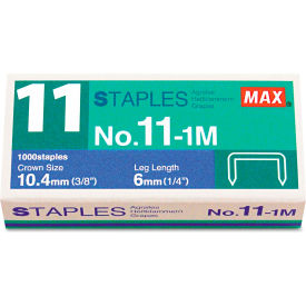 Max® No. 11 Mini Staples for HD-11FLK 1/4