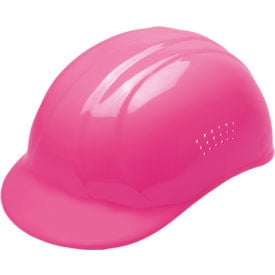 ERB® 67 Vented Bump Cap with 4-Point Pinlock Suspension Hi-Viz Pink Pack of 12 - Pkg Qty 12 WEL19115HP