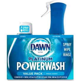 Dawn® Platinum Powerwash Dish Spray Fresh 16 oz. Spray Bottle Kit 3 Kits/Case 31836