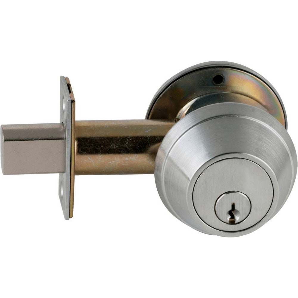 Deadbolts, Deadbolt Type: Deadbolt , Lock Type: Single Cylinder , Key Type: Schlage C , Mount Type: Through Hole , Material: Metal  MPN:B661P 626