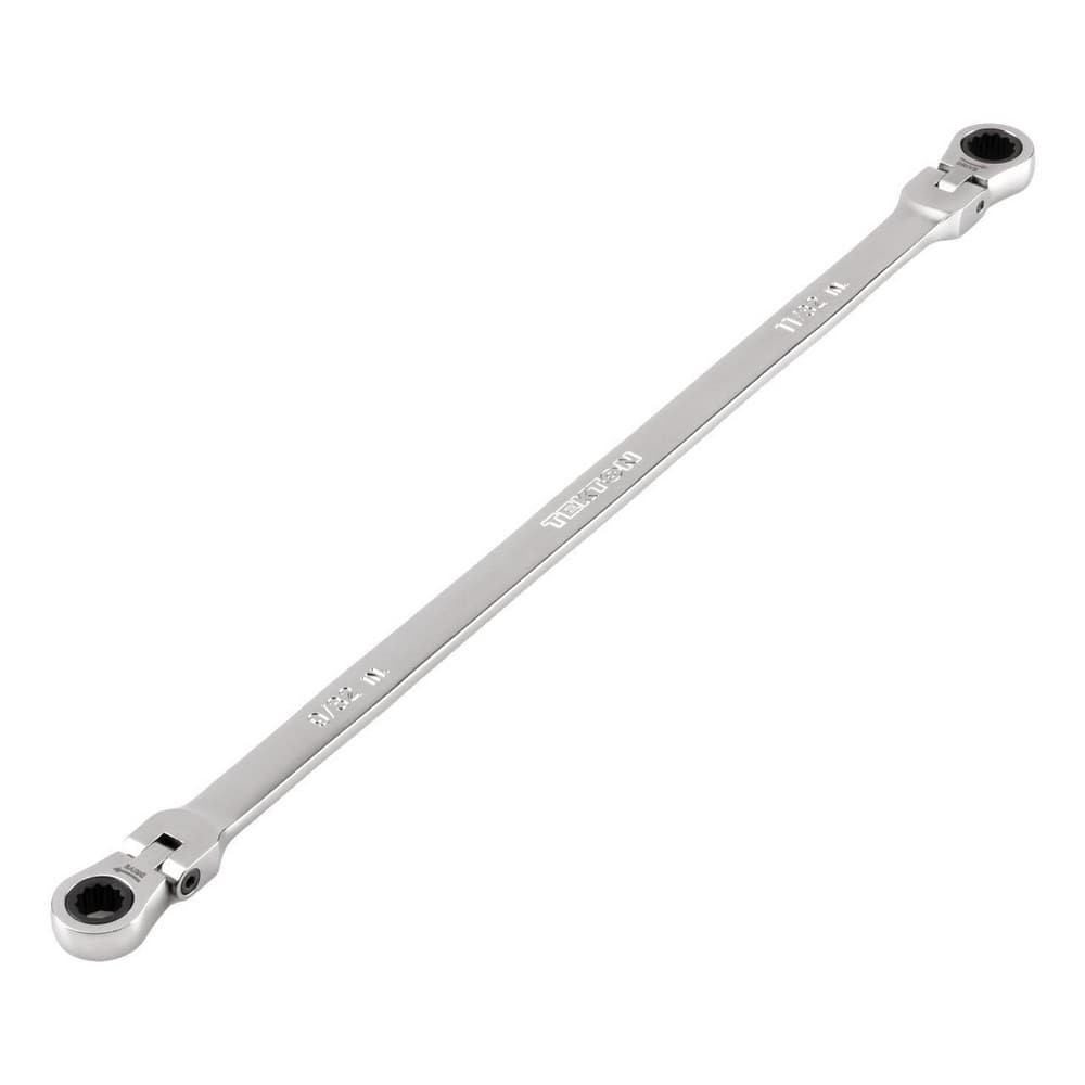 Combination Wrenches, Size (Inch): 9/32 , Finish: Satin Chrome , Head Type: Flexible , Handle Type: Straight , Material: Steel  MPN:WRB36307