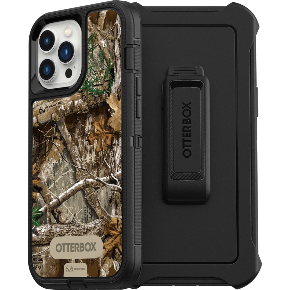 OtterBox Defender Carrying Case Apple iPhone 13 Pro Max, iPhone 12 Pro Max Smartphone - Realtree Edge (Min Order Qty 2) MPN:77-85793