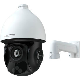 Speco® 4MP 25X PTZ IP Camera with Wall Mount 4.8-120mm 25x Optical Zoom Lens White Housing O4P25X2