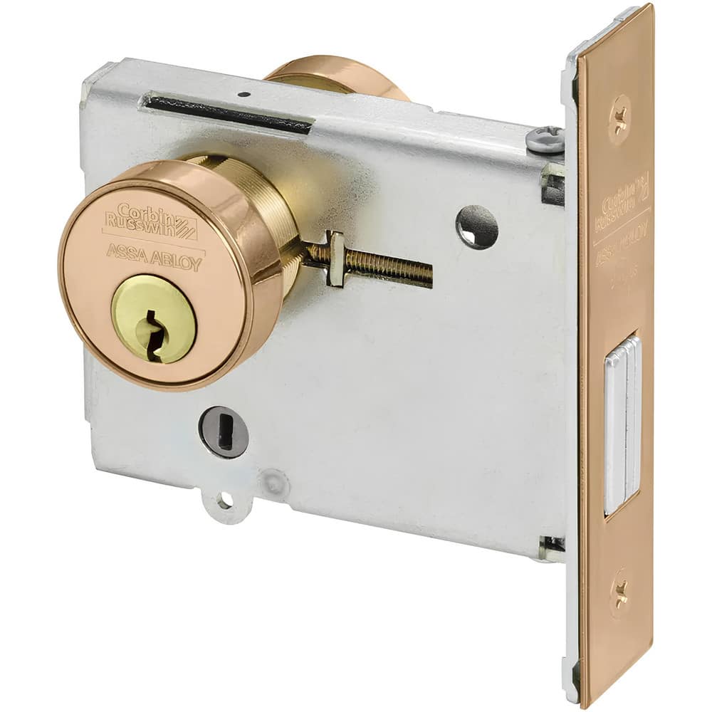 Deadbolts, Deadbolt Type: Deadbolt , Lock Type: Single Cylinder , Key Type: Keyed Different , Mount Type: Mortise , Material: Steel  MPN:DL4113-612