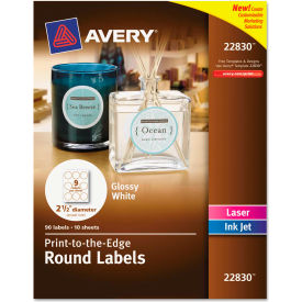 Avery® Round Easy Peel Labels 2-1/2