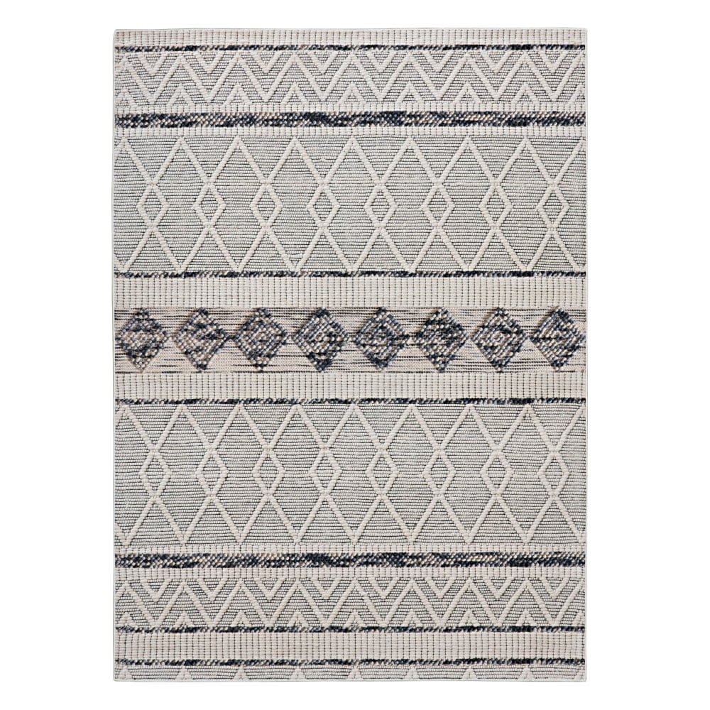 Linon Aria Area Rug, 5ft x 7ft, Finch Cream/Gray MPN:OD5094