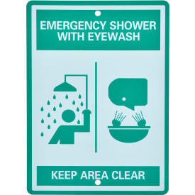 GoVets™ Emergency Eyewash/Shower Station Sign Replacement RP547708