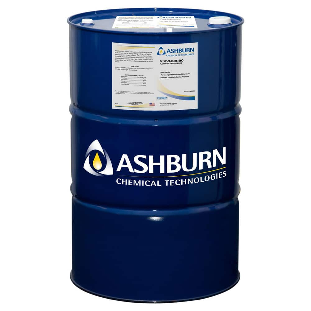 Mike-O-Lube 690  Micro-Lubricant Aluminum Sawing Fluid -Light Viscosity -Undyed  55 Gallon Drum MPN:E-0690-55