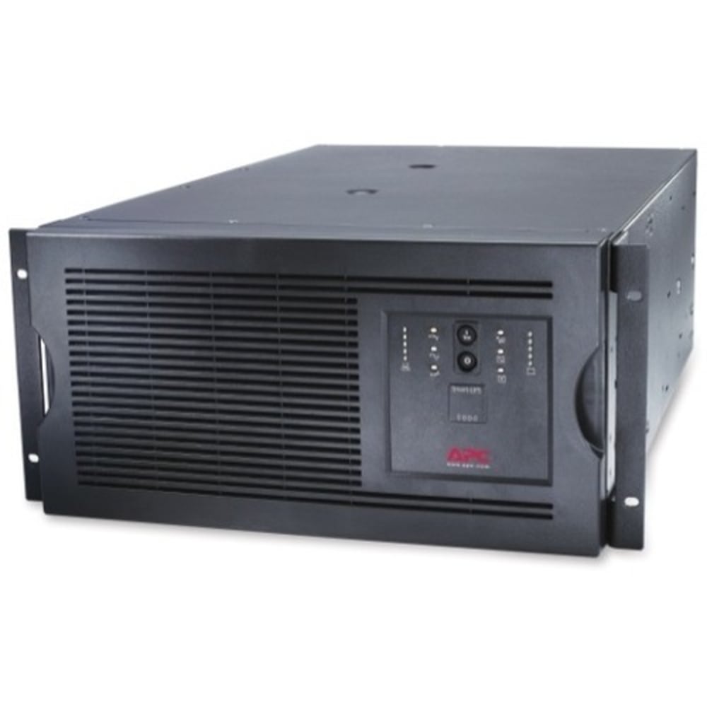 APC Smart-UPS 5000VA Rackmountable UPS - 5000VA/4000W - 9.4 Minute Full Load - 8 x IEC 320-C13, 2 x IEC 320-C19, 6 x IEC Jumper MPN:SUA5000RMI5U