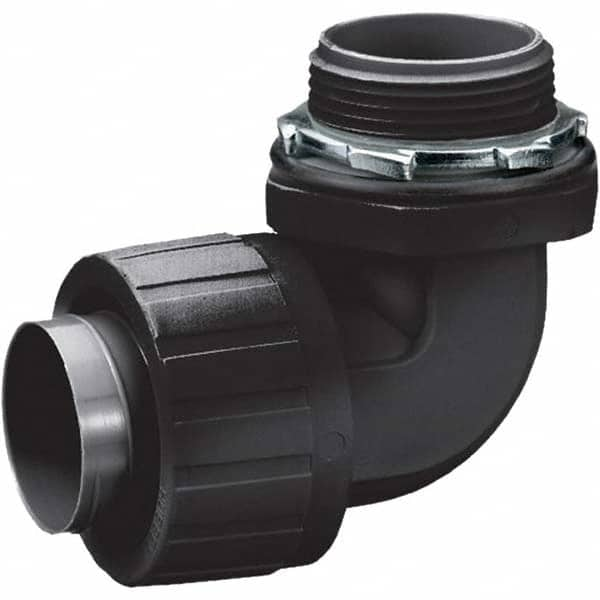 Conduit Connector: For Liquid-Tight, Nylon, 1