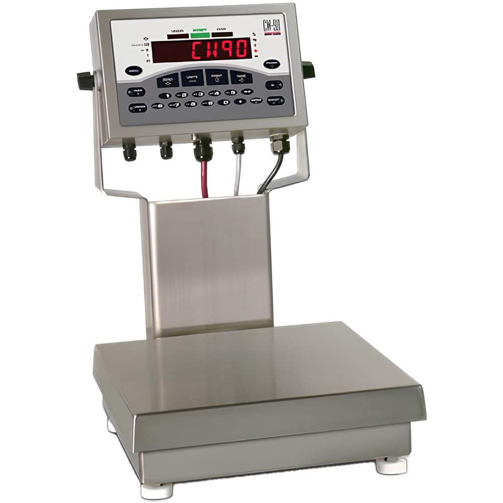 Process Scales & Balance Scales, System Of Measurement: Pounds , Calibration: External , Display Type: LED , Capacity: 100.000 , Platform Length: 12in  MPN:105962