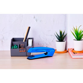 Bostitch Office Ascend Plastic Stapler Metallic Blue B210-BLUE-M