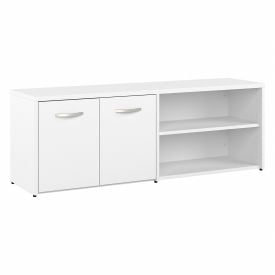 Bush Business Furniture Studio A Low Storage Cabinet w/ Doors & Shelves 60