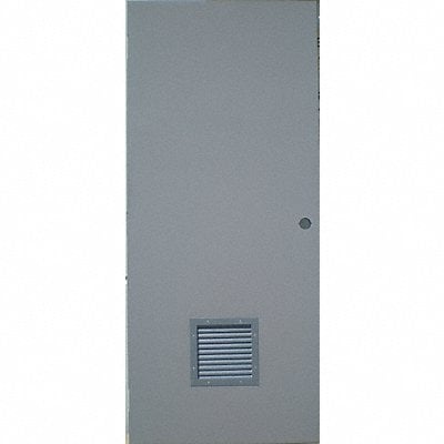 D2861 Hollow Metal Door 12 x 24 Louvers MPN:CHMDL 30 68- 12 x 24  Vent MORT-CU 18 ga