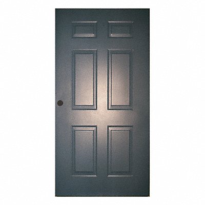 D2916 Six Panel Steel Door 80x36 Cylindrical MPN:CSPD-FL3068-CYL-CE