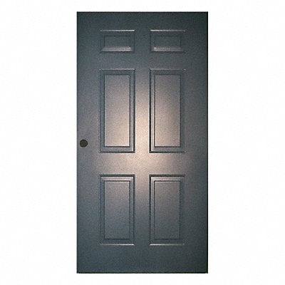 D2916 Six Panel Steel Door 80x36 Cylindrical MPN:CSPD-FL3068-CYL-CU