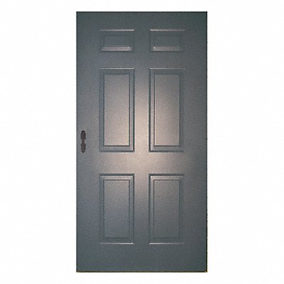 D2916 Six Panel Steel Door 80x36 Mortise MPN:CSPD-FL3068-MORT-CE