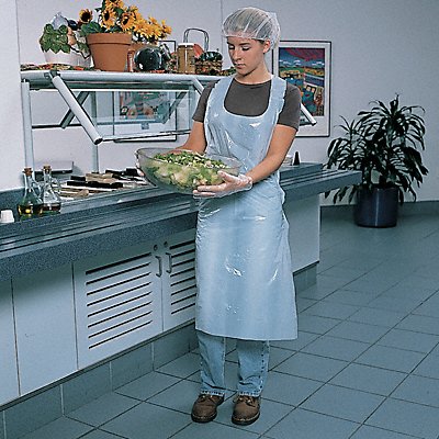 Disposable Bib Apron White PK100 MPN:PA2846GRA